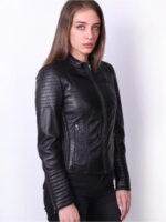 #102 CASACA DE CUERO /CHAQUETA JACKET SKIN CLASIC MUJER 2024 - Image 7