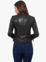#102 CASACA DE CUERO /CHAQUETA JACKET SKIN CLASIC MUJER 2024 - Image 6