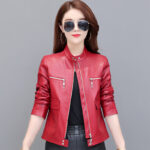 #105 CASACA DE CUERO /CHAQUETA JACKET CLASICA BOLSILLO GRANDE - Image 4