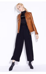 #93 CASACA DE CUERO /CHAQUETA JACKET POCKETS CAMELL WOMAN 2024 - Image 5
