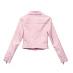#108 CASACA DE CUERO /CHAQUETA JACKET BIKER BEIGE SKIN - Image 5