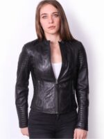 #102 CASACA DE CUERO /CHAQUETA JACKET SKIN CLASIC MUJER 2024 - Image 2
