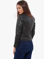 #102 CASACA DE CUERO /CHAQUETA JACKET SKIN CLASIC MUJER 2024 - Image 5