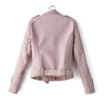 #82 CASACA DE CUERO /CHAQUETA JACKET PALO ROSA, NEGRA 2024 - Image 6