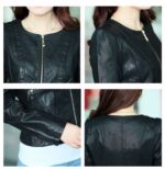 #84 CASACA DE CUERO /CHAQUETA JACKET ROUND NECK WOMAN 2024 - Image 10