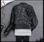 #110 CASACA DE CUERO /CHAQUETA JACKET BASIC SEWING BRAZO - Image 5