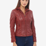 #104 CASACA DE CUERO /CHAQUETA JACKET CLASICA LOW MUJER 2024 - Image 14