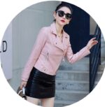 #107 CASACA DE CUERO /CHAQUETA JACKET BIKER BROCHE CINTURA - Image 5