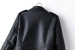 #82 CASACA DE CUERO /CHAQUETA JACKET PALO ROSA, NEGRA 2024 - Image 12