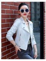 #107 CASACA DE CUERO /CHAQUETA JACKET BIKER BROCHE CINTURA - Image 13