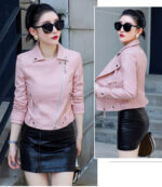 #107 CASACA DE CUERO /CHAQUETA JACKET BIKER BROCHE CINTURA - Image 7