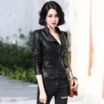 #101 CASACA DE CUERO /CHAQUETA JACKET BIKER SKIN 2025 WOMAN
