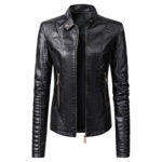 #90 CASACA DE CUERO /CHAQUETA JACKET STRIPES WOMAN 2024