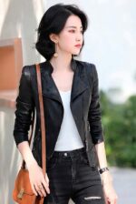 #101 CASACA DE CUERO /CHAQUETA JACKET BIKER SKIN 2025 WOMAN - Image 6