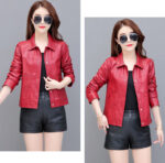 #109 CASACA DE CUERO /CHAQUETA JACKET BASIC BOLSILLO GRANDE - Image 2