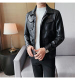 #140 CASACA DE CUERO /CHAQUETA JACKET CLASIC MEN 2025 - Image 12