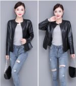 #96 CASACA DE CUERO /CHAQUETA JACKET CUT CLASIC WOMAN 2024 - Image 7