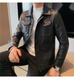 #140 CASACA DE CUERO /CHAQUETA JACKET CLASIC MEN 2025 - Image 5