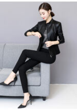 #95 CASACA DE CUERO /CHAQUETA JACKET CHINESE CUT WOMAN 2024 - Image 7