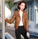 #101 CASACA DE CUERO /CHAQUETA JACKET BIKER SKIN 2025 WOMAN - Image 17