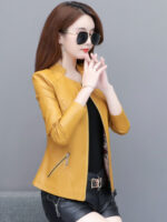 #99 CASACA DE CUERO /CHAQUETA JACKET CUT CLASICA WOMAN 2025 - Image 17
