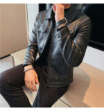 #139 CASACA DE CUERO /CHAQUETA JACKET CLASIC MORDENO FOR MEN 2024 - Image 8