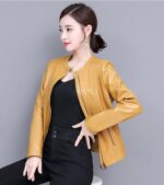 #96 CASACA DE CUERO /CHAQUETA JACKET CUT CLASIC WOMAN 2024 - Image 8