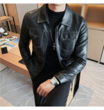 #139 CASACA DE CUERO /CHAQUETA JACKET CLASIC MORDENO FOR MEN 2024 - Image 10
