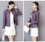 #95 CASACA DE CUERO /CHAQUETA JACKET CHINESE CUT WOMAN 2024 - Image 4