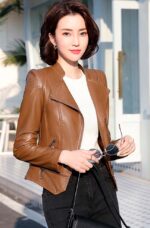 #101 CASACA DE CUERO /CHAQUETA JACKET BIKER SKIN 2025 WOMAN - Image 20