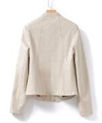 #97 CASACA DE CUERO /CHAQUETA JACKET CUT SEMI BOMBER WOMAN - Image 8