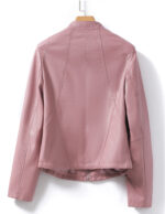 #97 CASACA DE CUERO /CHAQUETA JACKET CUT SEMI BOMBER WOMAN - Image 5