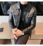 #139 CASACA DE CUERO /CHAQUETA JACKET CLASIC MORDENO FOR MEN 2024 - Image 2