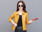 #109 CASACA DE CUERO /CHAQUETA JACKET BASIC BOLSILLO GRANDE - Image 9