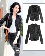 #101 CASACA DE CUERO /CHAQUETA JACKET BIKER SKIN 2025 WOMAN - Image 8