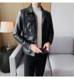 #140 CASACA DE CUERO /CHAQUETA JACKET CLASIC MEN 2025 - Image 3