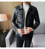 #140 CASACA DE CUERO /CHAQUETA JACKET CLASIC MEN 2025 - Image 6