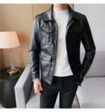 #140 CASACA DE CUERO /CHAQUETA JACKET CLASIC MEN 2025 - Image 7