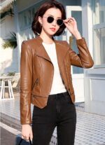 #101 CASACA DE CUERO /CHAQUETA JACKET BIKER SKIN 2025 WOMAN - Image 19