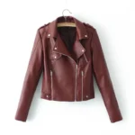 #113 CASACA DE CUERO /CHAQUETA JACKET BIKER DOBLE CIERRE 2024 - Image 6