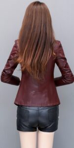 #99 CASACA DE CUERO /CHAQUETA JACKET CUT CLASICA WOMAN 2025 - Image 16
