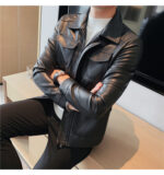 #140 CASACA DE CUERO /CHAQUETA JACKET CLASIC MEN 2025 - Image 4