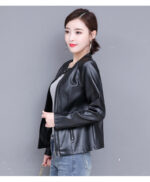 #96 CASACA DE CUERO /CHAQUETA JACKET CUT CLASIC WOMAN 2024 - Image 4