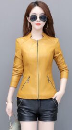 #99 CASACA DE CUERO /CHAQUETA JACKET CUT CLASICA WOMAN 2025 - Image 18