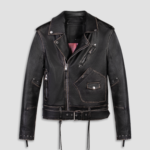 #134 CASACA DE CUERO /CHAQUETA JACKET BIKER VINTAGE LOW