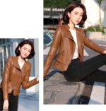 #101 CASACA DE CUERO /CHAQUETA JACKET BIKER SKIN 2025 WOMAN - Image 16