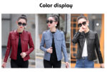 #91 CASACA DE CUERO /CHAQUETA JACKET CLASICA WOMAN 2024 - Image 19