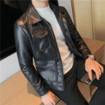 #140 CASACA DE CUERO /CHAQUETA JACKET CLASIC MEN 2025