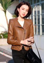 #101 CASACA DE CUERO /CHAQUETA JACKET BIKER SKIN 2025 WOMAN - Image 14