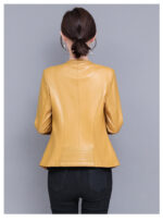 #96 CASACA DE CUERO /CHAQUETA JACKET CUT CLASIC WOMAN 2024 - Image 11
